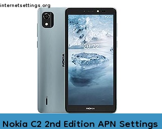 Nokia C2 2nd Edition APN Internet Settings