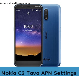 Nokia C2 Tava APN Internet Settings