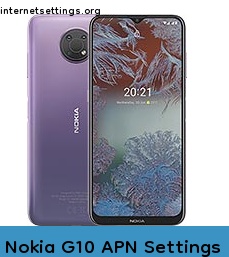 Nokia G10 APN Setting