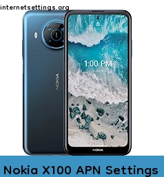 Nokia X100 APN Internet Settings
