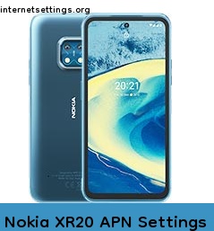 Nokia XR20 APN Internet Settings