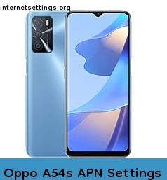 Oppo A54s APN Internet Settings