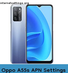 Oppo A55s APN Setting