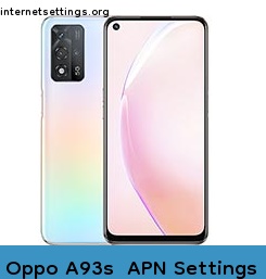 Oppo A93s  APN Internet Settings