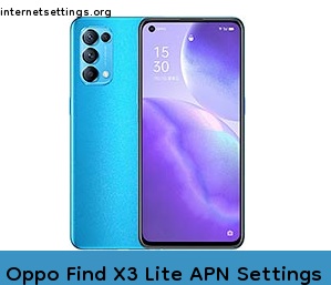 Oppo Find X3 Lite APN Internet Settings