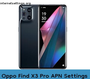 Oppo Find X3 Pro APN Internet Settings