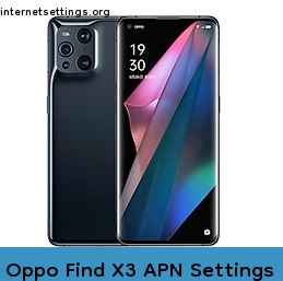 Oppo Find X3 APN Internet Settings