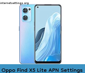 Oppo Find X5 Lite APN Internet Settings