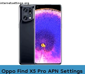 Oppo Find X5 Pro APN Internet Settings