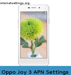 Oppo Joy 3 APN Internet Settings