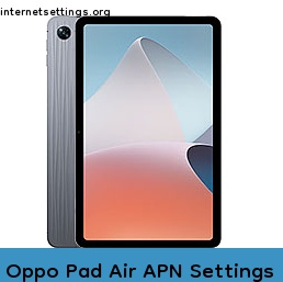 Oppo Pad Air APN Internet Settings