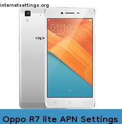 Oppo R7 lite APN Internet Settings