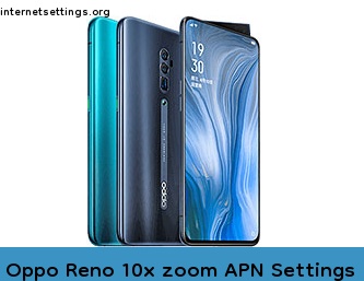 Oppo Reno 10x zoom APN Internet Settings