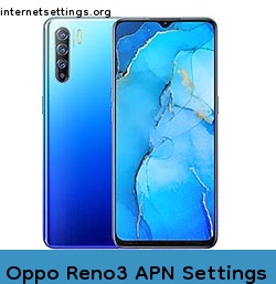 Oppo Reno3 APN Internet Settings