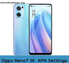 Oppo Reno7 SE APN Setting