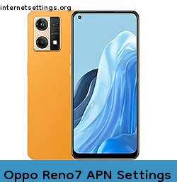 Oppo Reno7  APN Internet Settings