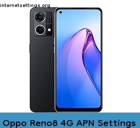 Oppo Reno8 4G APN Setting