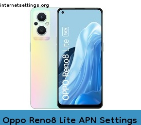 Oppo Reno8 Lite APN Internet Settings