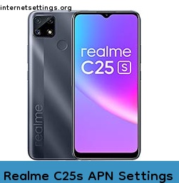 Realme C25s APN Internet Settings