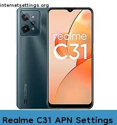Realme C31 APN Internet Settings