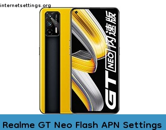 Realme GT Neo Flash APN Internet Settings