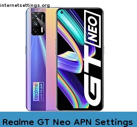 Realme GT Neo APN Internet Settings