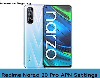 Realme Narzo 20 Pro APN Internet Settings