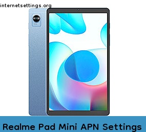 Realme Pad Mini APN Internet Settings