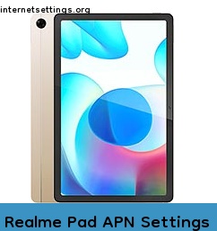 Realme Pad APN Internet Settings