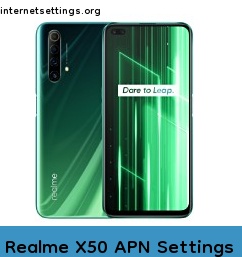 Realme X50 APN Internet Settings