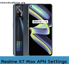 Realme X7 Max APN Internet Settings