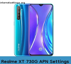 Realme XT 730G APN Internet Settings