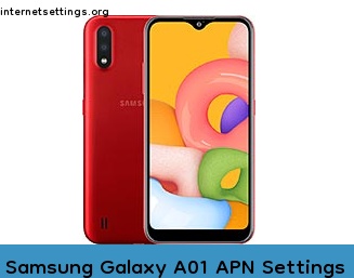 Samsung Galaxy A01 APN Internet Settings