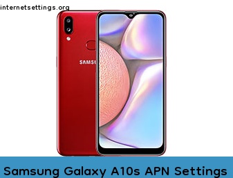 Samsung Galaxy A10s APN Internet Settings