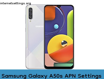 Samsung Galaxy A50s APN Internet Settings