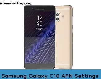 Samsung Galaxy C10 APN Internet Settings