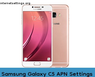 Samsung Galaxy C5 APN Internet Settings