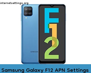Samsung Galaxy F12 APN Internet Settings