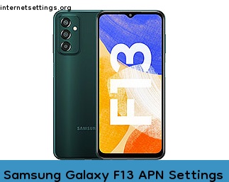 Samsung Galaxy F13 APN Internet Settings