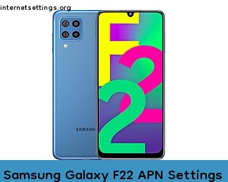 Samsung Galaxy F22 APN Internet Settings