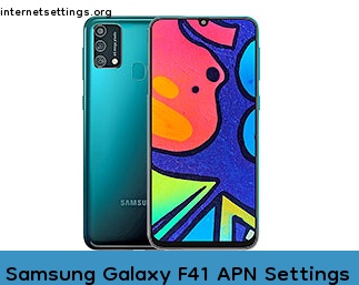 Samsung Galaxy F41 APN Internet Settings
