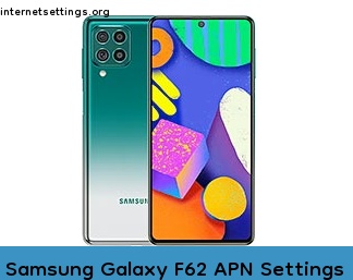 Samsung Galaxy F62 APN Internet Settings