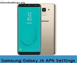 Samsung Galaxy J6 APN Internet Settings