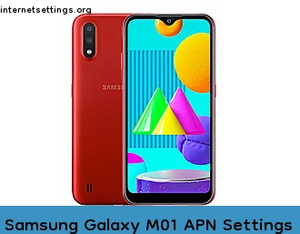 Samsung Galaxy M01 APN Setting