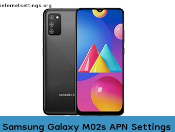 Samsung Galaxy M02s APN Internet Settings