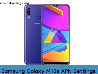 Samsung Galaxy M10s APN Internet Settings