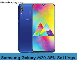 Samsung Galaxy M20 APN Internet Settings