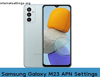 Samsung Galaxy M23 APN Setting