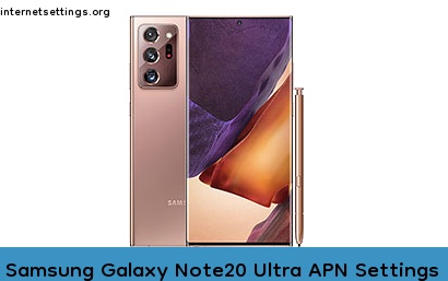 Samsung Galaxy Note20 Ultra APN Internet Settings