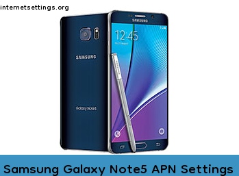 Samsung Galaxy Note5 APN Internet Settings